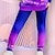 olcso lány 3D szettek-Lány 3D Tigris Pulóver és legging Készlet Hosszú ujj 3D nyomtatás Ősz Tél Aktív Divat Napi Poliészter Gyerekek 3-12 év Terített nyak Szabadtéri Randi Vakáció Normál