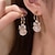 cheap Earrings-Women&#039;s Pearl Drop Earrings Fine Jewelry Classic Precious Stylish Simple Earrings Jewelry Gold For Wedding Party 1 Pair