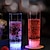 baratos Novidades-Copo luminoso colorido com led em forma de flash, copo luminoso para luz de indução, garrafa de cerveja, bebidas frescas, ferramentas de vinho