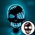 billiga Dekorativa ljus-halloween glödande mask led light up skelett piratmask halloween mask för festival cosplay halloween rekvisita karneval presenter