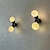 tanie Kinkiety LED-lightinthebox led kinkiet ścienny lampa chromowana 2 głowice minimalistyczny uchwyt ścienny długi wystrój domu oprawa oświetleniowa oświetlenie wewnętrzne do salonu sypialnia ciepły biały 110-240v