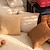 billige Pudetrends-dekorative kastepuder stribet fløjlsbukser pudebetræk ensfarvet pude sofapude nakkestøtte ryglænspude 1 stk.