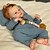 Χαμηλού Κόστους Κούκλες Μωρά-19,3 &quot; (περίπου49εκ) Κούκλα Αναγεννημένη κούκλα μωρών όμοιος με ζωντανό Χαριτωμένο Μη τοξικό Δημιουργικό Ύφασμα με ρούχα και αξεσουάρ για δώρα γενεθλίων και φεστιβάλ για κορίτσια