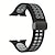 voordelige Apple Watch-bandjes-slimme horlogebanden voor Apple Watch 44 mm 40 mm 49 mm 38 mm 45 mm 41 mm 42 mm dames heren sport tweekleurige siliconen band + magnetische D-sluiting vervangende polsband voor Apple Watch-serie