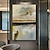levne Abstraktní malby-nezarámovaná abstraktní olejomalba sada 3 minimalistické moderní galerie nástěnné umění krajina obývací pokoj ložnice kuchyně výzdoba