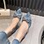 economico Ballerine da donna-ballerine glitterate da donna con fiocco - eleganti scarpe basse con tacco impreziosite da strass per feste e occasioni formali