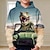 cheap Boy&#039;s 3D Hoodies&amp;Sweatshirts-Boys 3D Car Dinosaur Hoodie Pullover Long Sleeve 3D Print Fall Winter Fashion Streetwear Cool Polyester Kids 3-12 Years Outdoor Casual Daily Regular Fit