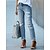 cheap Jeans-Women&#039;s Jeans Skinny Pants Trousers Denim Full Length Micro-elastic Ripped Fashion Streetwear Mid Waist Street Daily Black Dark navy S M Fall Winter