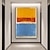 olcso Absztrakt festmények-1 db jelek rothko vászon fali művészet kézzel festett műalkotás festmény kép irodai hálószobába otthon modern dekoráció hengerelt vászon (keret nélkül)
