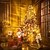 abordables Lumières de Noël-guirlande lumineuse led sapin de Noël avec anneau 400led guirlandes lumineuses pour sapin de Noël avec 16 brins guirlande lumineuse pour sapin de Noël de 2 m guirlande lumineuse pour arbre de 150 cm à