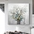 olcso Absztrakt festmények-mintura kézzel készített vastag textúrájú virág olajfestmények vászonra fal művészeti dekoráció modern absztrakt fa kép otthoni dekorációhoz hengerelt keret nélküli feszítetlen festmény