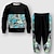 cheap Sets-Boys 3D Graphic Sweatshirt &amp; Pants Set Long Sleeve 3D Printing Fall Winter Active Fashion Cool Polyester Kids 3-12 Years Crew Neck Outdoor Street Vacation Regular Fit