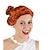 ieftine Peruci Costum-perucă pentru femeie Wilma Flintstone perucă pentru petrecere cosplay de halloween