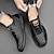 ieftine Încălțăminte manuală pentru bărbați-Bărbați Oxfords Retro Pantofi lucrați manual Plimbare Casual Zilnic Piele Comfortabil Cizme / Cizme la Gleznă Loafer Negru Kaki Primăvară Toamnă