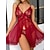 cheap Sexy Bodies-Women&#039;s Sexy Bodies Sets Pure Color Lovers Comfort See Through Home Bed Valentine&#039;s Day Lace Breathable Straps Sleeveless Backless Summer Spring Black Wine