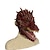 ieftine recuzită pentru cabină foto-mască de dinozaur cu gură mobilă animal dragon alb mască din latex pentru adulți înfricoșător tyrannosaurus rex accesoriu pentru cap