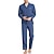 economico Pigiami-Per uomo loungewear Pigiami Set pigiama Top e pantalone del pigiama 2 pezzi A quadri Moda Informale Comoda Interni Giornaliero Cotone Poliestere Comfort Bavero Manica lunga Camicia Pantalone A