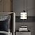 cheap Island Lights-LED Pendant Light  Modern Nordic Bedside Light Metal Glass Dining Room Bar Metal Electroplated 110-240V Cord Adjustable