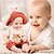 olcso Játékkisbaba-13&quot; (Kb. 33 cm) Baba Újjászületett baba baba élethű Bájos Nem mérgező Kreatív Vinil ruhákkal és kiegészítőkkel a lányok születésnapjára és a fesztivál ajándékaira