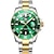 お買い得  クォーツ腕時計-OLEVS 男性 クォーツ ミニマリスト ファッション カジュアルウォッチ 腕時計 光る カレンダー 防水 デコレーション 鋼 腕時計