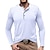 preiswerte Lässige T-Shirts für Herren-Herren T Shirt Henley Shirt T-Shirt langarmshirt Glatt Henley Strasse Urlaub Langarm Bekleidung Modisch Designer Basic