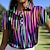 cheap Designer Collection-Women&#039;s Golf Polo Shirt Yellow / Black Black / Orange Black with White Short Sleeve Sun Protection Top Stripes Ladies Golf Attire Clothes Outfits Wear Apparel