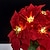 olcso LED szalagfények-2m 10 leds csillogó csillag karácsonyi mikulásvirág füzér piros bogyós gyümölcsökkel és magyal levelekkel művirág karácsonyi zsinór elemmel működik