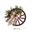 cheap Christmas Decorations-Farmhouse Wagon Wheels Wreath, Xmas Garland Vintage Farmhouse Wreath, Red Wagon Wheel Christmas Wreath for Front Door