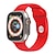 abordables Bracelets Apple Watch-Bracelet Sport Compatible avec Bracelet Apple Watch 38mm 40mm 41mm 42mm 44mm 45mm 49mm Élastique Robuste Ajustable Silicone Bracelet de remplacement pour iwatch Ultra 2 Series 9 8 7 SE 6 5 4 3 2 1