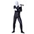 preiswerte Klassischer Horror-Totenkopf Zalgo-Monster Halloween Cosplay Kostüm Bodysuits Karnevalskostüm Ganzkörperanzug Cosplay Kinder Erwachsene Herren Jungen Karneval Maskerade Leistung Party Halloween Einfache