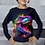 abordables t-shirts 3d pour garçon-Garçon 3D Dinosaure Tee-shirts manche longue 3D effet Automne Hiver Sportif Mode Vêtement de rue Polyester Enfants 3-12 ans Col Ras du Cou Extérieur Casual du quotidien Standard