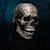 levne rekvizity fotobudky-celohlavová lebková maska s pohyblivou čelistí halloweenská strašidelná maska na hlavu realistická latexová maska