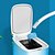 abordables Accessoires pour salle de bains-Ensemble d&#039;accessoires de salle de bain simple Ordinaire Plastique Accessoires de toilette