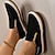 Χαμηλού Κόστους Γυναικεία Sneakers-Γυναικεία Αθλητικά Παπούτσια Χωρίς Τακούνι Slip-Ons Μεγάλα Μεγέθη Πάνινα παπούτσια Παπούτσια άνεσης Καθημερινά Συμπαγές Χρώμα Χειμώνας Επίπεδο Τακούνι Στρογγυλή Μύτη Κομψό Καθημερινό Ανατομικό