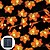 billige Halloween lys-3 stk solar halloween ildflue øjeæble græsplæne lys solar ahorn blad græskar string lights 6,5m 30leds efterår taksigelse udendørs vandtæt haveindretning heksehat halloween fest bar spøgelseshus balkon