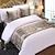 billige Sengetøjstilbehør-hotel seng løber seng hale tørklæde hotel simpelt moderne kinesisk guld sengebetræk seng hale pude kramme pudebetræk