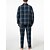 cheap Men&#039;s Pajamas-Men&#039;s Loungewear Sleepwear Pajama Set Pajama Top and Pant 2 Pieces Plaid Stylish Casual Comfort Home Daily Cotton Comfort Lapel Long Sleeve Shirt Pant Drawstring Elastic Waist Spring Fall Blue Dark