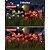 preiswerte Halloween im Freien-Solar-Halloween-Dekorationen für den Außenbereich, gruselige Augapfel-Lichter, 1 Packung, 8/10 LEDs, Halloween-Dekoration, wasserdichte LED-Dekorationsleuchten für den Außenbereich, für Halloween, Garten, Hof, festliche Dekoration und gruselige Beleuchtun