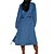 cheap Denim Jackets-Women&#039;s Coat Denim Jacket Fall Winter Street Daily Wear Vacation Long Coat Breathable Regular Fit Stylish Casual Street Style Jacket Long Sleeve with Pockets Plain Blue