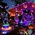 cheap LED String Lights-LED Solar Bubble Crystal Ball Purple String Light Outdoor Waterproof Courtyard Light for Outdoor Halloween Christmas Decoration