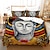 preiswerte Digitaldruckbettwäsche-Bettbezug mit Buddha-Musterdruck, Bettwäsche-Sets, Bettdeckenbezug mit 1 bedruckter Bettbezug oder Bettdecke, 2 Kissenbezüge für Doppelbett/Queen/King