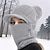 billige Hatter til kvinner-Dame Skihatt Ski alaclava-lue Utendørs Vinter Hold Varm Vindtett Hatt til Ski Camping / Vandring Snowboard Vintersport