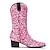 voordelige Cowboy &amp; Western Boots-Dames Laarzen Cowboy westernlaarzen Metalen laarzen Glitter kristal pailletten juwelen Buiten Werk Dagelijks Halfhoge laarzen Winter Pailletten Blok hiel Blokhak Gepuntte Teen Elegant Modieus Klassiek