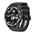 tanie Smartwatche-Wojskowy inteligentny zegarek gps dla mężczyzn 1.43 ekran amoled tętno ip68 wodoodporny sportowy smartwatch dla xiaomi android ios