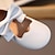 זול נעלים שטוחות לילדים-בנים בנות שטוחות יומי PU ילדים קטנים (4-7) פעוטות (שנתיים עד 4) יומי פפיון לבן חום קיץ אביב סתיו