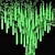 preiswerte LED Lichterketten-Weihnachtsbeleuchtung für den Außenbereich, Meteorschauer-Lichter, Sternschnuppen-Lichter, 30 cm/50 cm/80 cm, 8 Röhren, LED-Eiszapfen-Schneelichter, Regentropfen-Lichter für Weihnachtsbaum, Halloween,