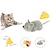 cheap Cat Toys-4 Way Remote Control Mouse Flocking Simulation Infrared Remote Control Electric Pet Toy Full Motion Hairy Mouse