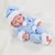 preiswerte Lebensechte Puppe-30 cm ca. Puppe Wiedergeborene Babypuppe lebensecht Niedlich Ungiftig Kreativ Vinyl mit Kleidung und Accessoires für Geburtstags- und Festgeschenke für Mädchen