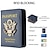 preiswerte Kartenhalter und Etuis-Kreative Passhülle mit 3D-Metallabzeichen – RFID-blockierendes Leder-Passportemonnaie und -etui für die Familie