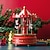 Χαμηλού Κόστους Χριστουγεννιάτικα Διακοσμητικά-1 τεμ Χριστούγεννα Χριστουγεννιάτικα στολίδια, Διακόσμηση Διακοπών Κόμμα Κήπος Διακόσμηση Γάμου 13.5*13.5*21 cm